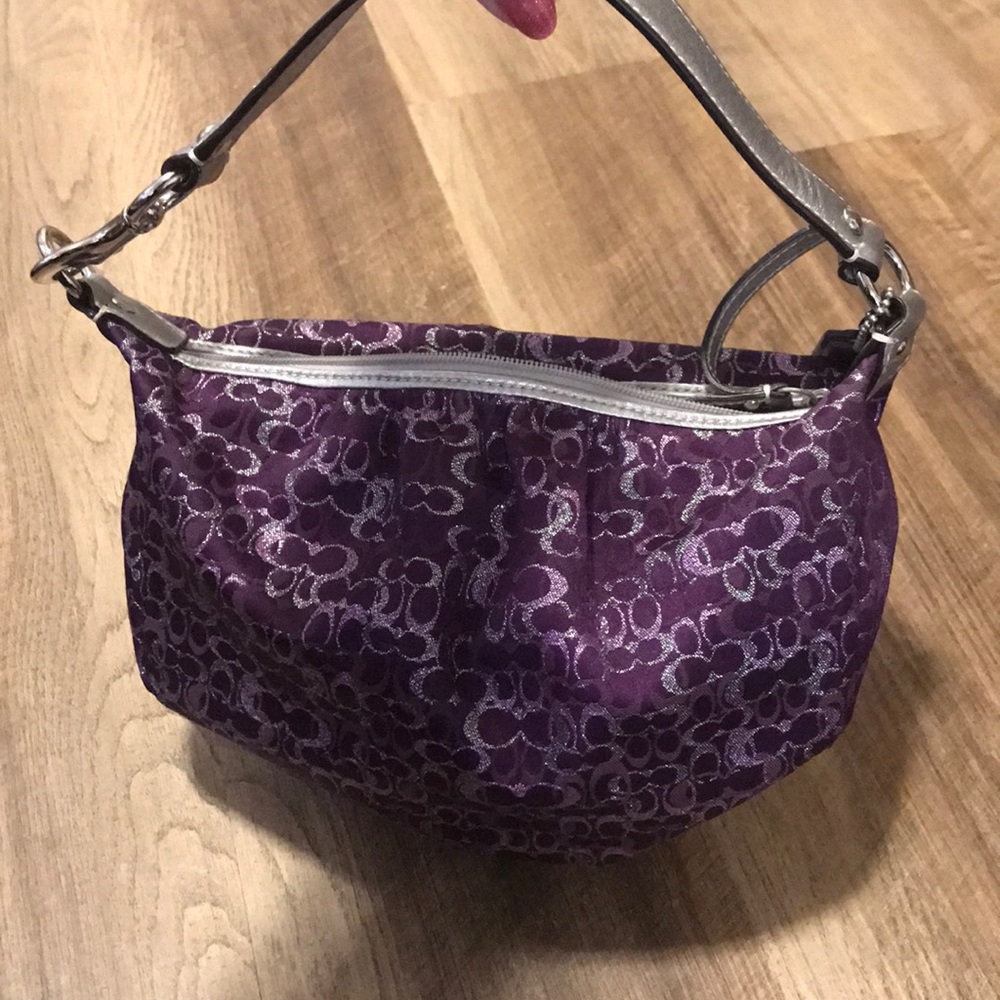 Coach signature mini bag